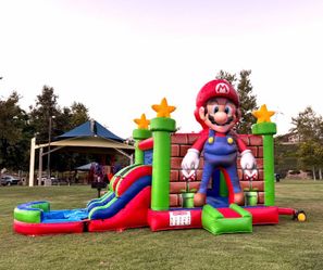 Commercial Grade Mario Bounce House - 23x13x13ft (LxWxH) - NEW - Original price $1,650