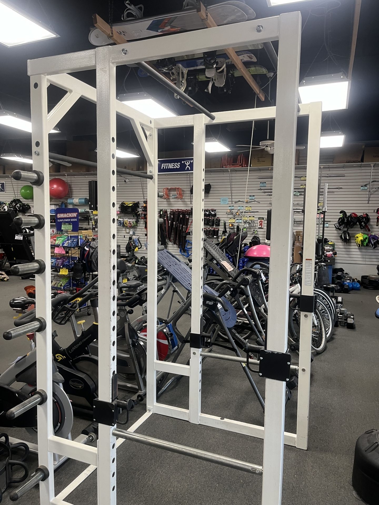 used heavy duty Cybex weight squat cage