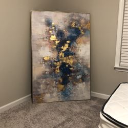 Beautiful Authentic Large Framed Painting For Sale. 