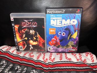 PS2 & PS3 Games – Finding Nemo + Ninja Gaiden Sigma