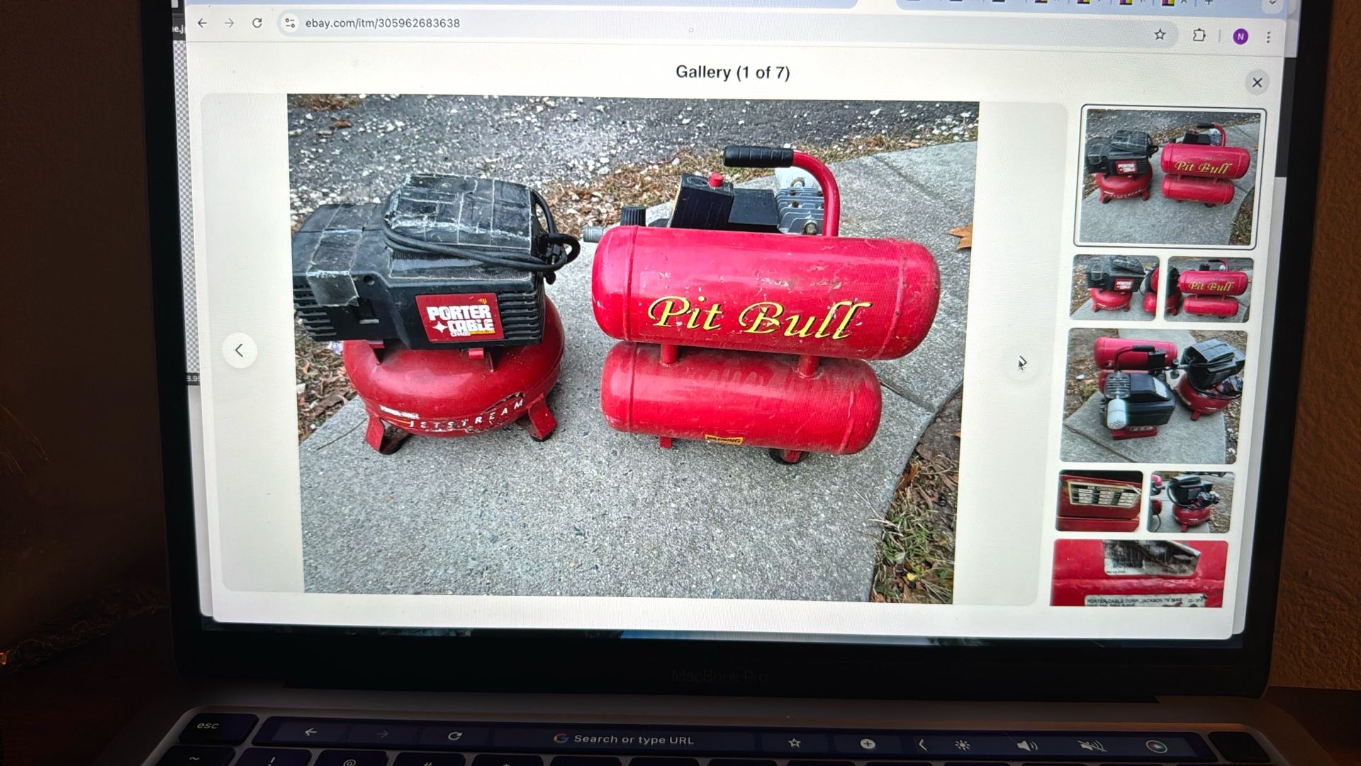 Porter Cable & Pitbull Air Compressor FOR PARTS OR REPAIR