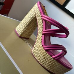 Pink Michael Kor Platform Heel Size 9