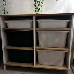 Two Ikea Storage bend Units
