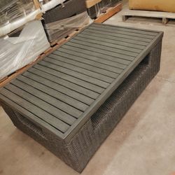 Wicker Coffee Table 