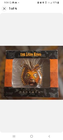 Disney The Lion King Special Edition Ornament Simba Mask 2008