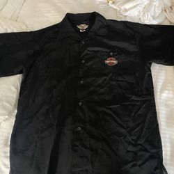 Men harley davidson Shirt Large