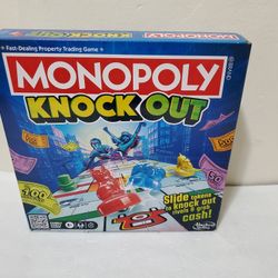 Hasbro Monopoly KNOCK OUT Board Game 2-8 Players Family Party Game (contact info removed)6
