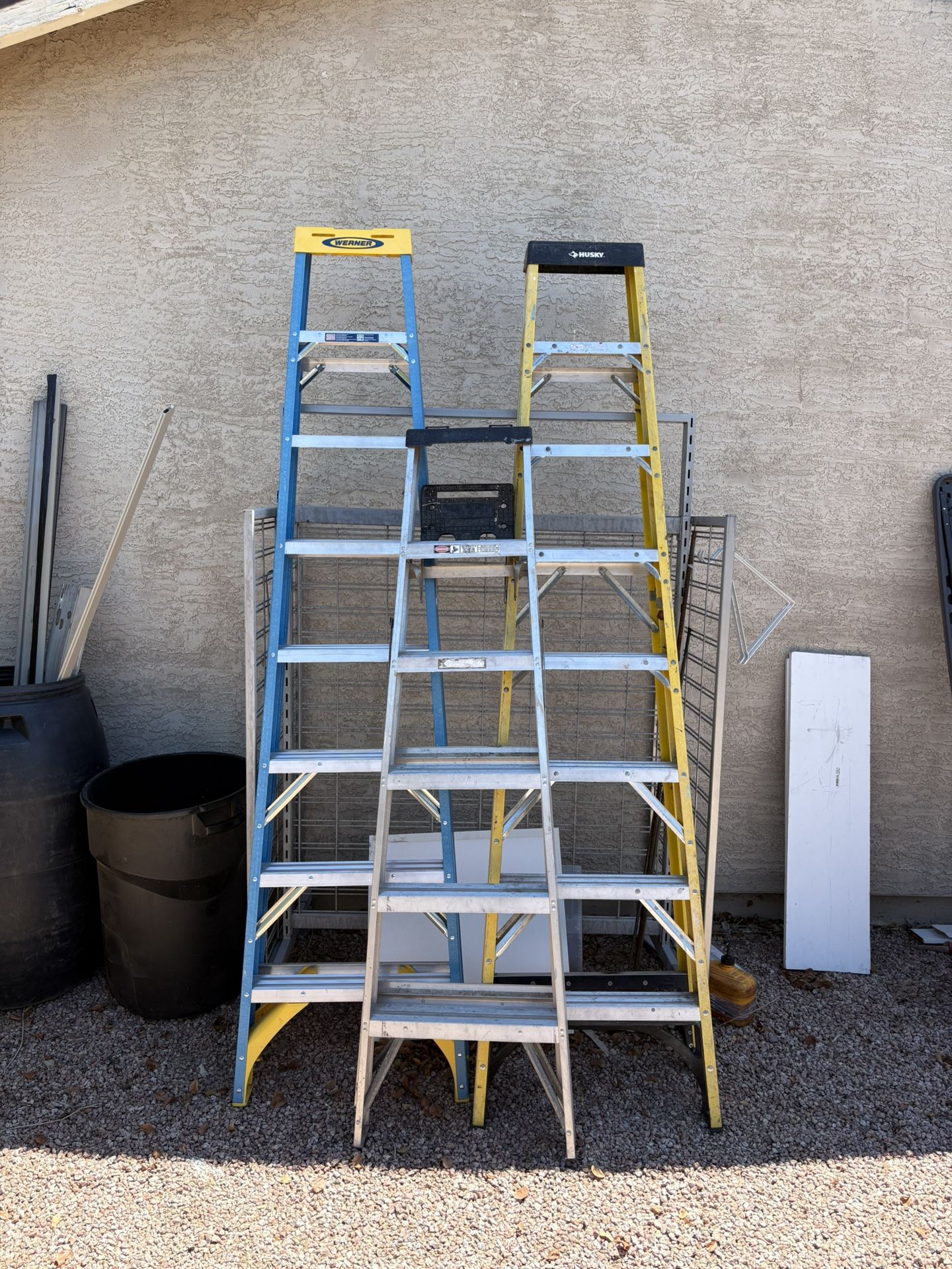 Two 8’ One 6’ Ladders