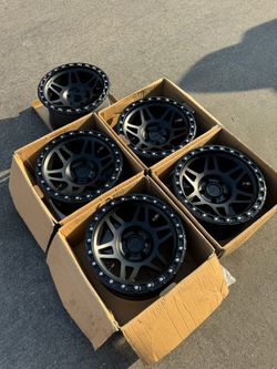 Jeep (5) Method MR312 17” Off-Road Wheels Matte Black With Apex Rapid Precision Valves