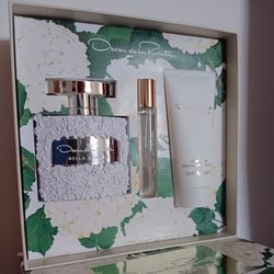 Bella Blanca Oscar De La Renta 3 Piezas