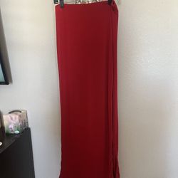 Fashion Nova Maxi Skirt With Slits On Sides 