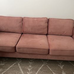 Salmon Pink Couch