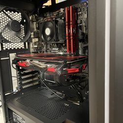 Red Themed Gaming Pc