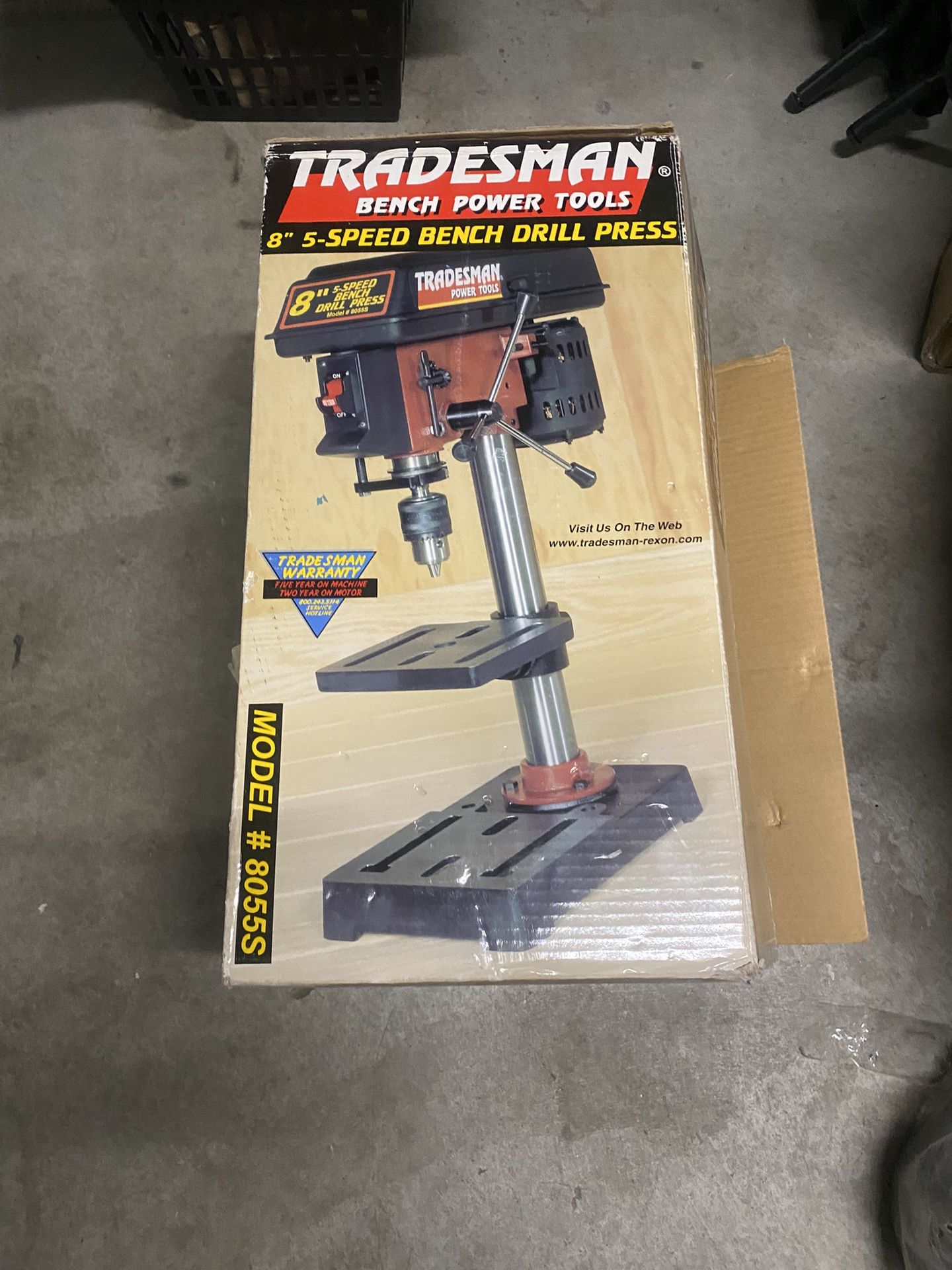 Bench Power Tools 8”5 Speed mod # 8055S