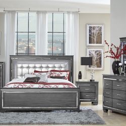 4 Pc Queen Bedroom Set🎊🎊🎊