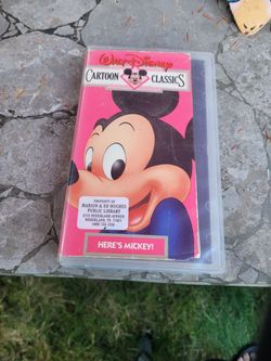 Walt Disney Cartoon Classics Here's Mickey VHS