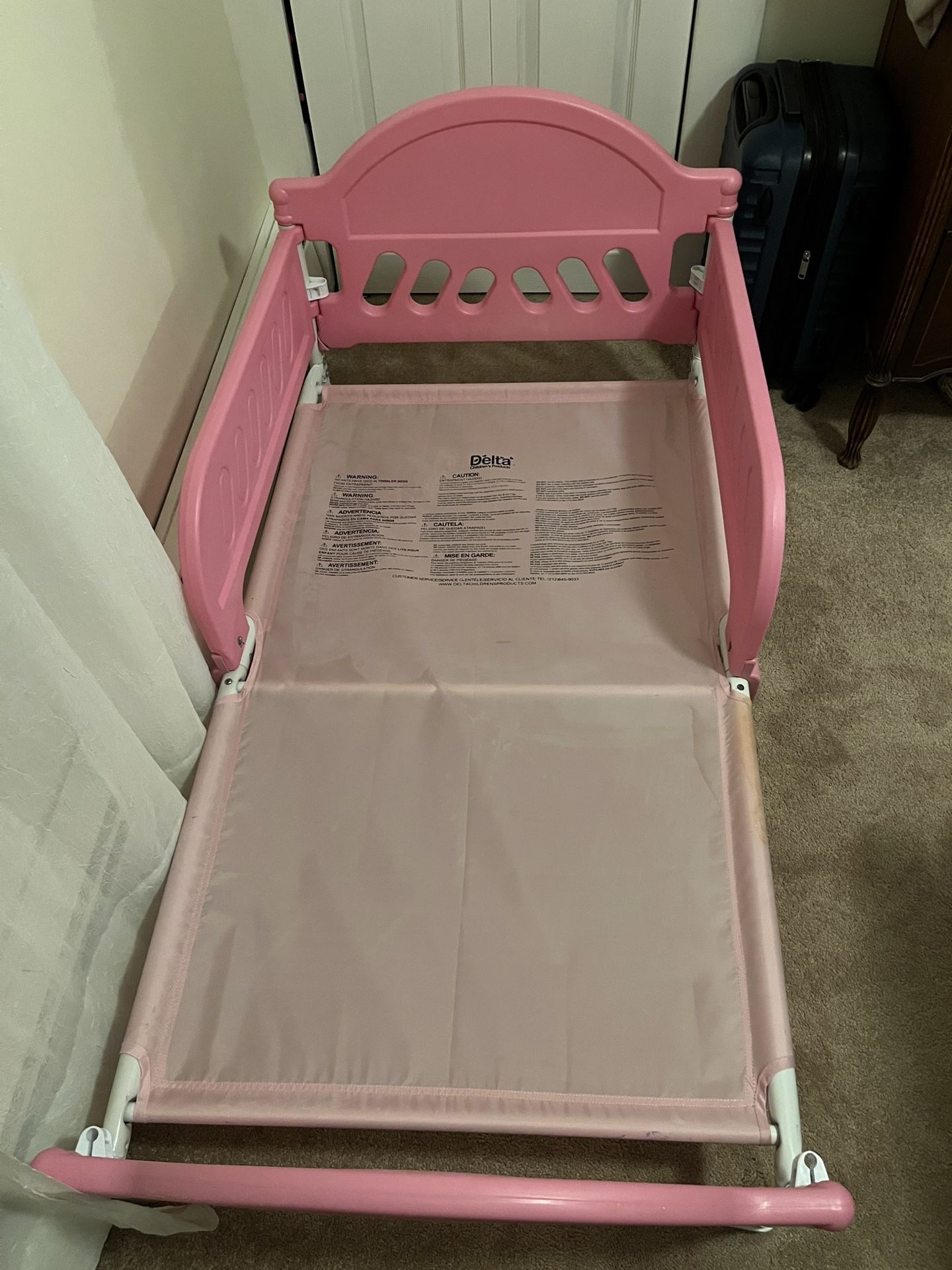 Pink Toddler Bed