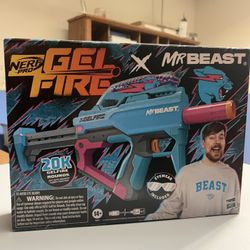 Brand New Mr.Beast gel Nerf Fire 