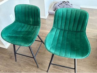 Whiteyre 24 inch velvet barstools