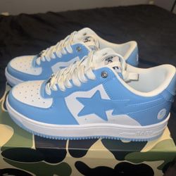 A Bathing Ape Bapesta Blue Size 11