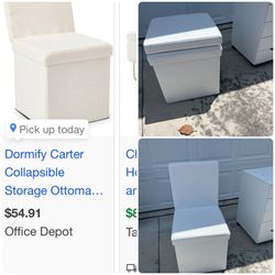 Dormify Storage Ottoman Seat 