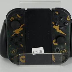 Wireless Bluetooth L&R Controllers For Nintendo Switch JoyCon Gold Pokemon Clear