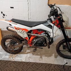 Pit Dirt Bike Orange White #29