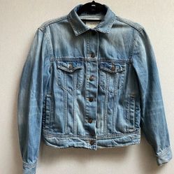 Talula Light Washed Jean Jacket Sz XS