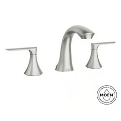 MOEN
Findlay 8 in. Widespread 2-Handle Bathroom Faucet in Spot Resist Brushed Nickel (Valve Included)