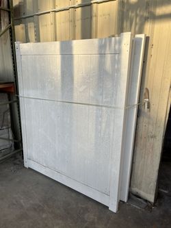 Two Used Vinyl Gates In Great Shape