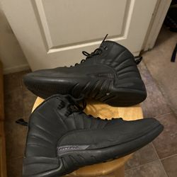Winter Black Retro Jordan 12’s
