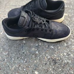 Nike Dunk Black Canvans 