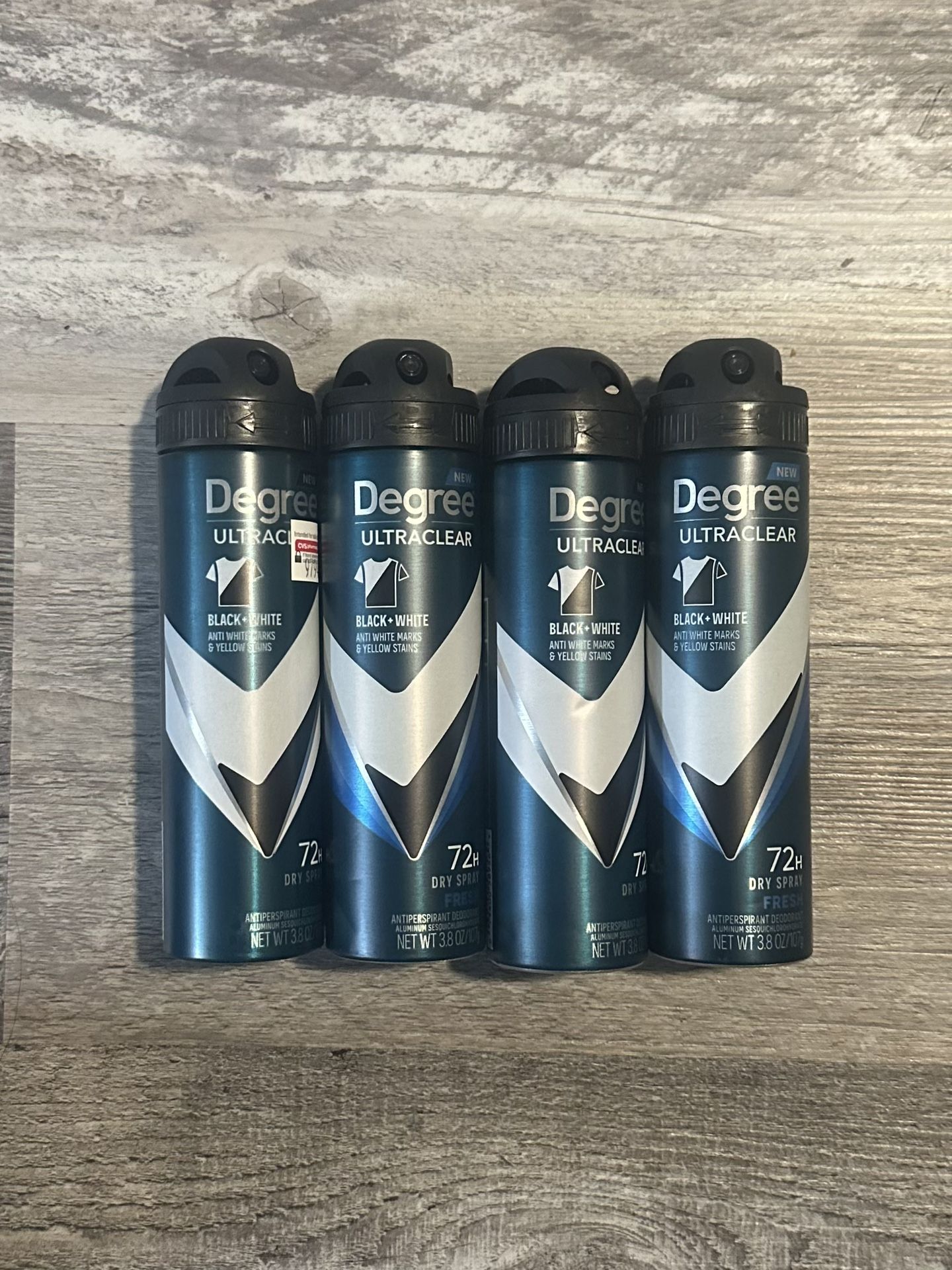 Degree 72Hr Motionsense Dry Spray $4 Each 