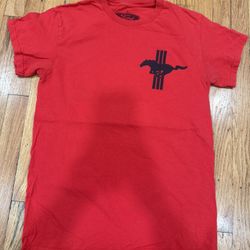 Ford Mustang Red Shirt Size S