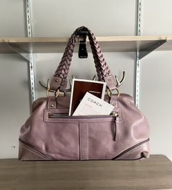 COACH Daphne Pocket Flap Legacy Satchel