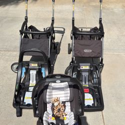 Graco Click Connect Travel Car seat Stroller Combo