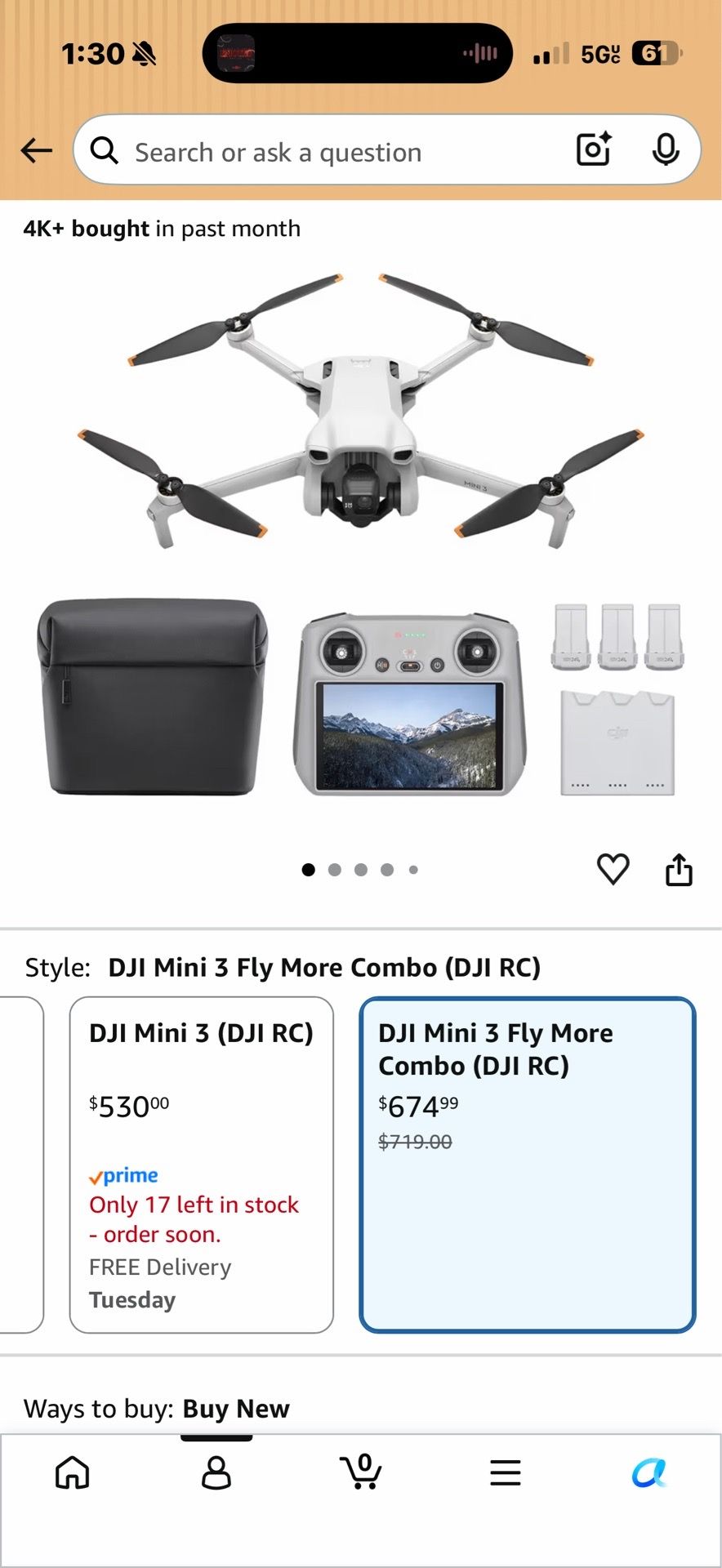 Dji mini 3 fly more combo