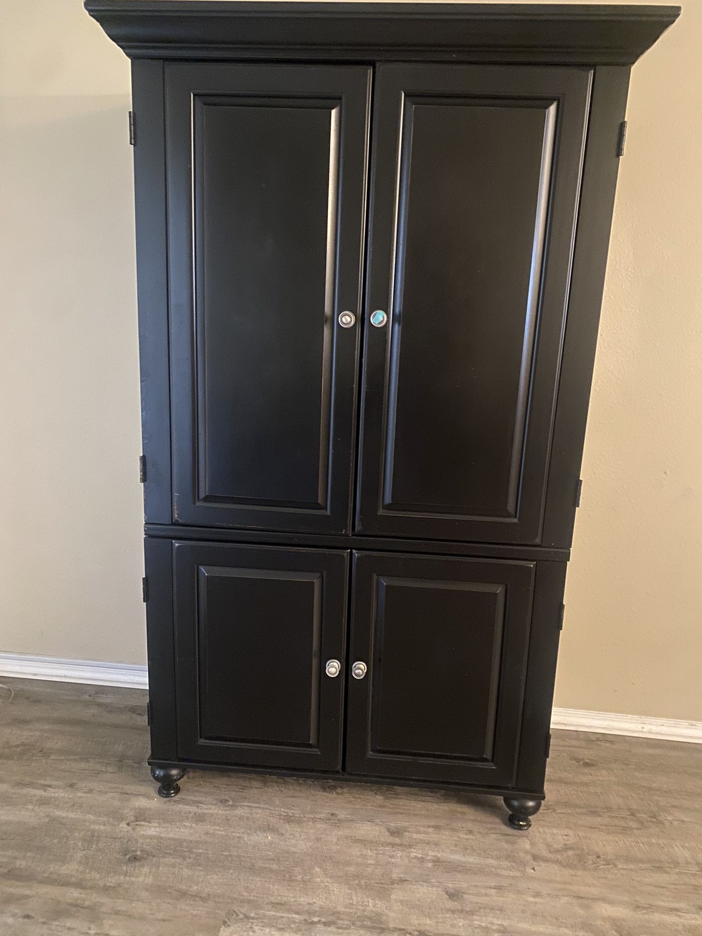 Black Dresser/TV Stand-storage 