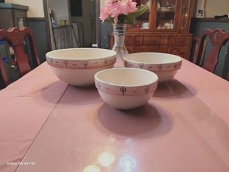 VINTAGE TREASURE CRAFT
THREE PIECE BOWLS