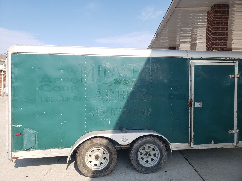 16' Wells Cargo. Trailer. 