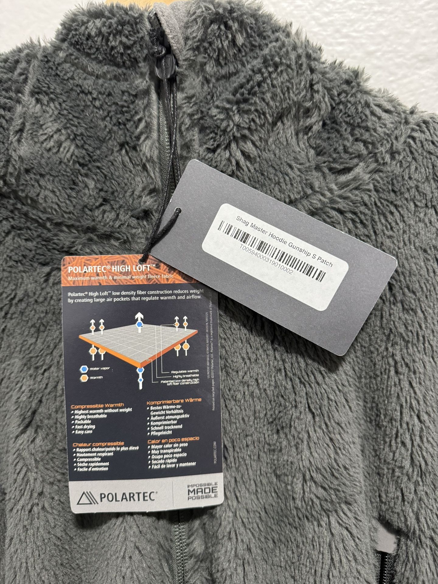 Triple Aught Design Shag Master Hoodie BNWT SMALL