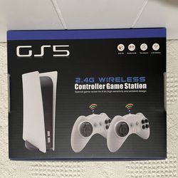 GS5 Controller Game Station 2.4G Wireless Console Double Handle Two-Players
