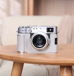 Fujifilm X100VI half case with shoulder strap