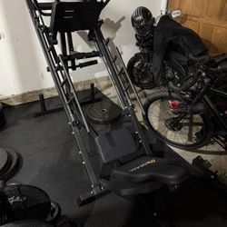 Leg Press + Hack Squat Machine