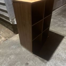 6 Cubby Storage Shelf