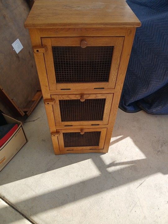 Wooden Storage Cabinet