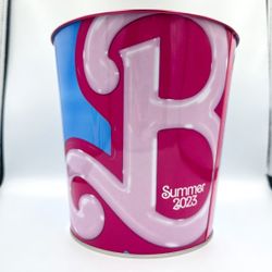 Barbie Movie Cinemark Popcorn Tin