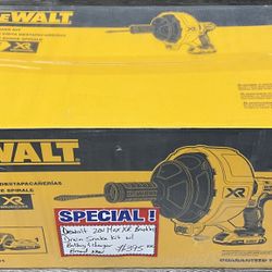 Dewalt 20V Max XR Brushless Drain Snake Kit W/ Battery & Charger Brand New 