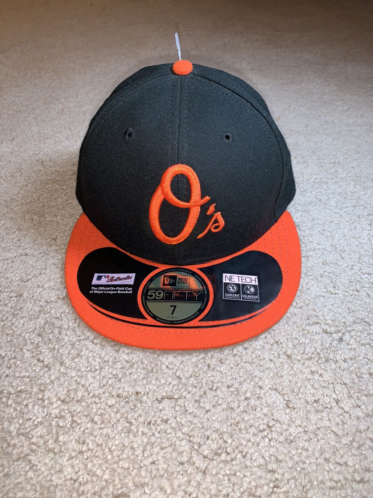 Baltimore Orioles New Era 59FIFTY Fitted Hat - Size 7 (55.8cm) - NWT