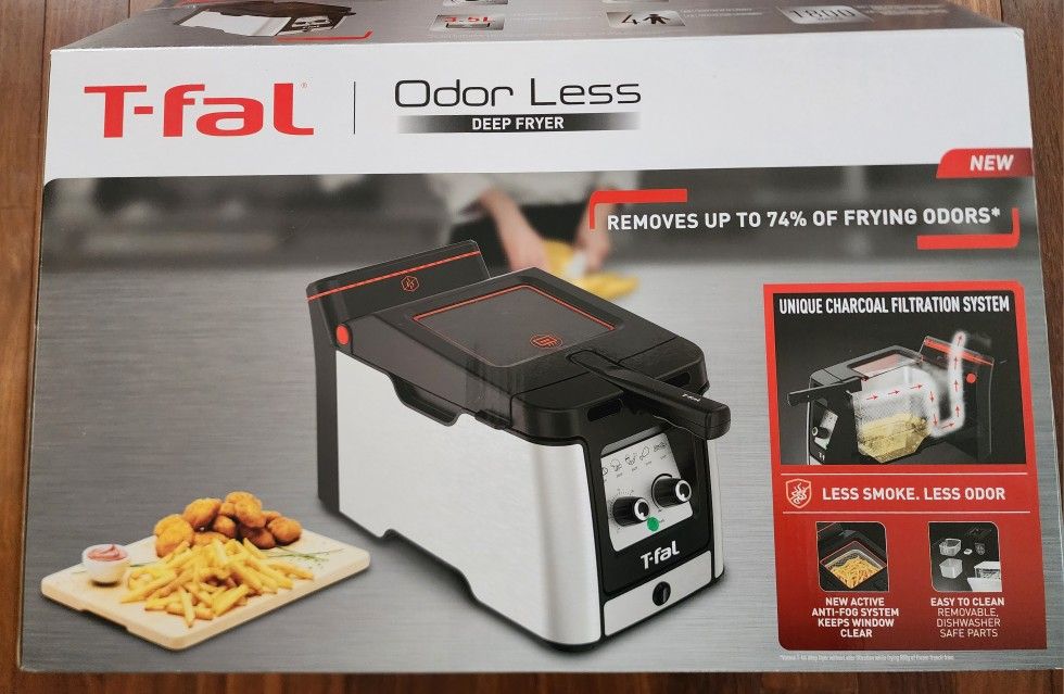 T-Fal Odorless Deep 3.5 Liter Oil Capacity
